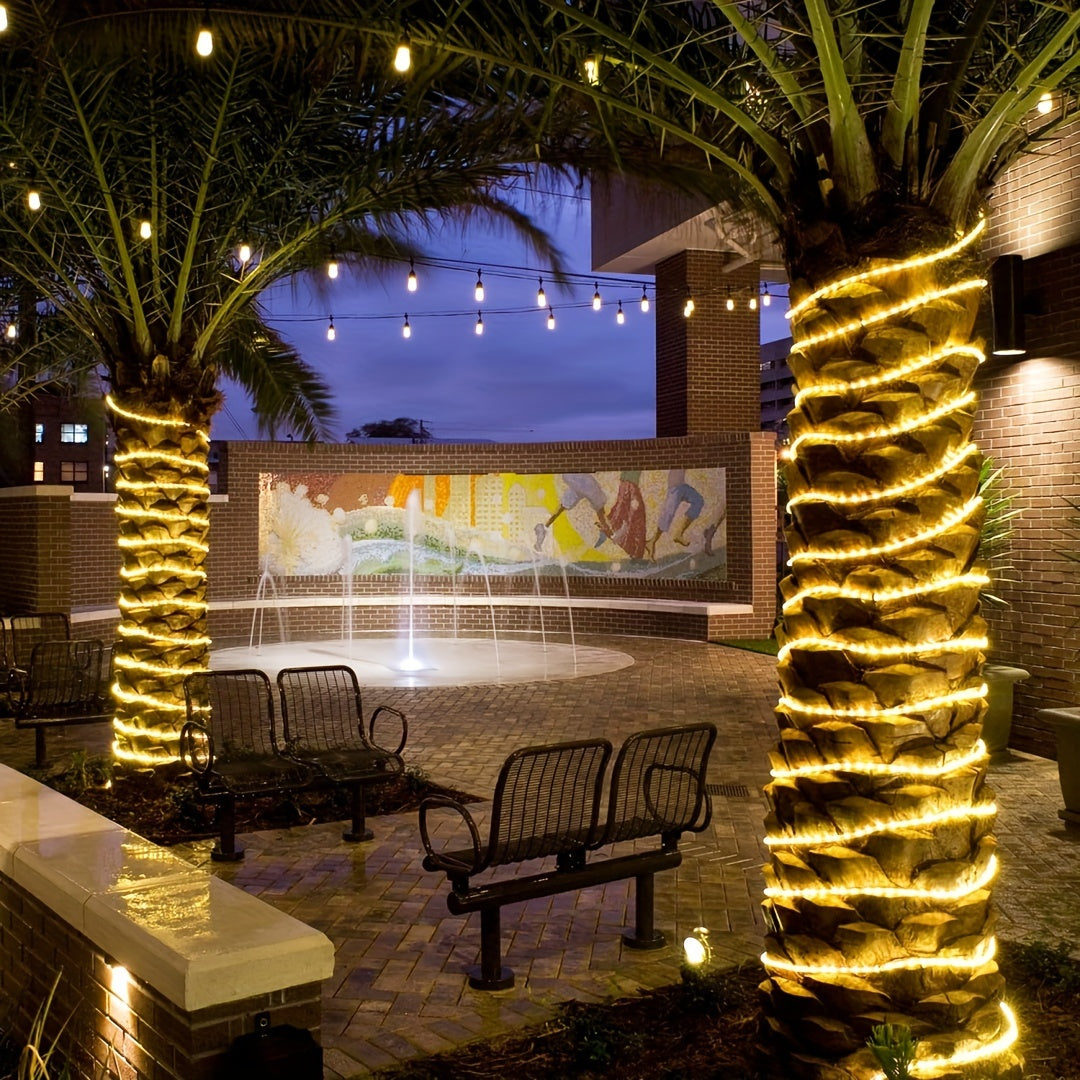 30m 300 Lights Ultra-Long Tube 2024 New Product – Remote Control Solar High Brightness – Tube Light Holiday Decoration Light, Outdoor Lighting, Solar-Powered Lighting, Decorative Lights, Solar Rope Lights, Solar String Li