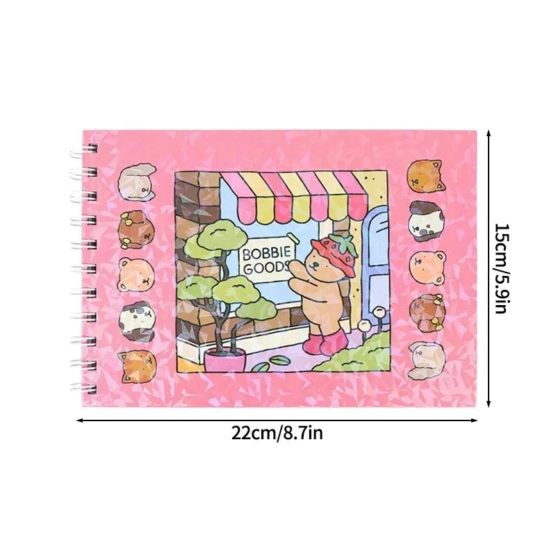 4/2/1Pcs Bobbie Good Coloring Book for Adults and Teens Educational Doodle Book Coloring Books Students Stationery