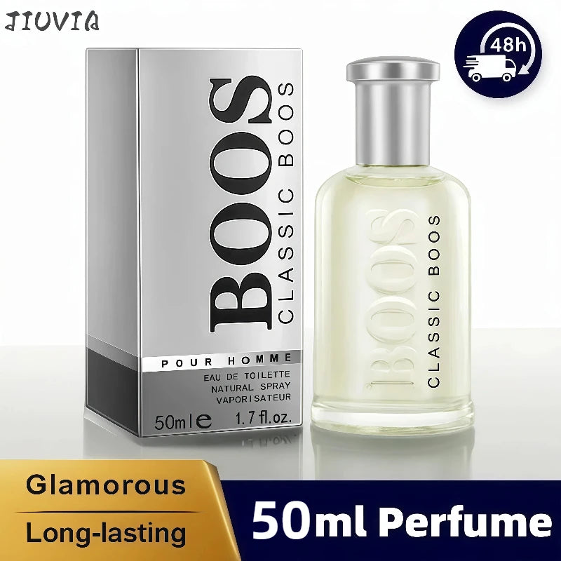 Hot-selling men's Confident Cologne Spray bottle Fresh Temptation Gentleman's Perfume 50ml Men's Cologne