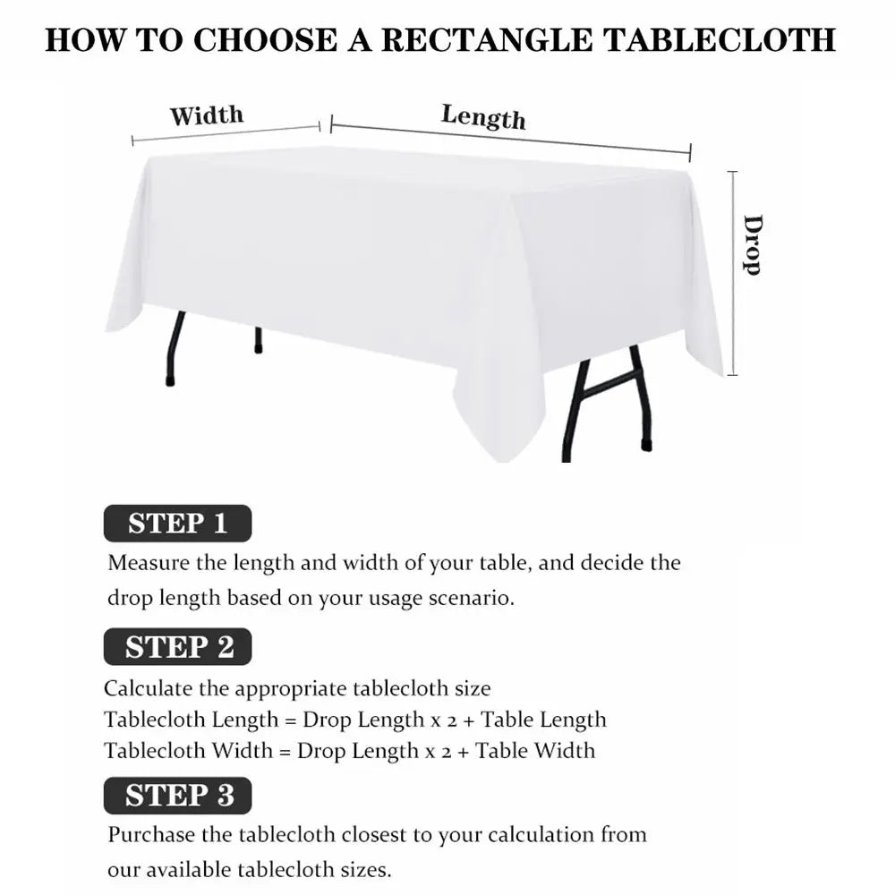 Christmas Tablecloth Winter Snow Snowman Pine Trees Red Washable Table Cover for Party Outdoor Picnic Dinner Table Decoration