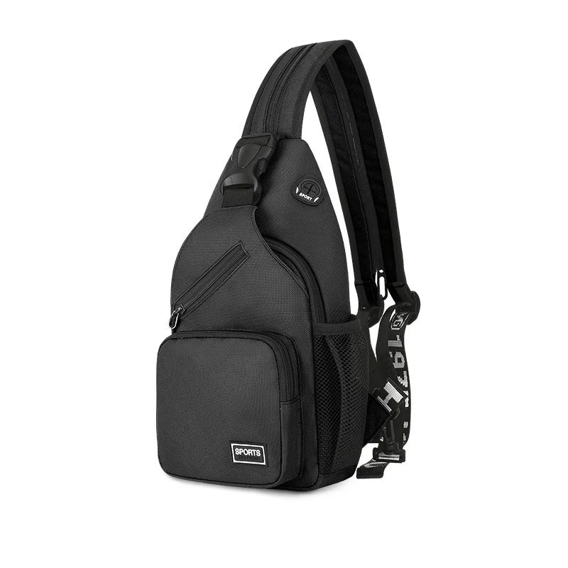 Women Chest Bags Adjustable Backpack and Single Shoulder Bag With Earphone Hole Girl Small Sports Travel Messenger Oxford Bag