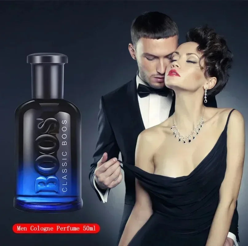 Hot-selling men's Confident Cologne Spray bottle Fresh Temptation Gentleman's Perfume 50ml Men's Cologne
