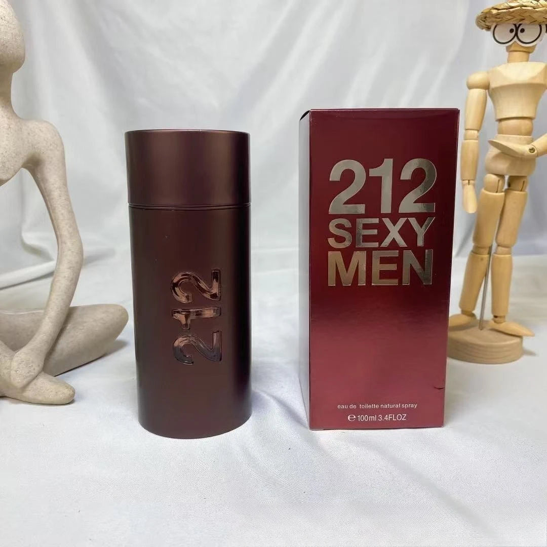 212 Grey Bottle Men's Perfume 100ml, Alluring Long-Lasting Scent for Dating Night, Gift