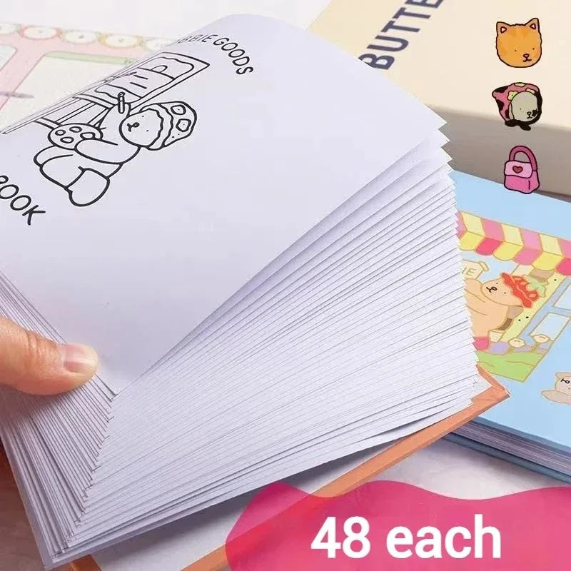 4/2/1Pcs Bobbie Good Coloring Book for Adults and Teens Educational Doodle Book Coloring Books Students Stationery