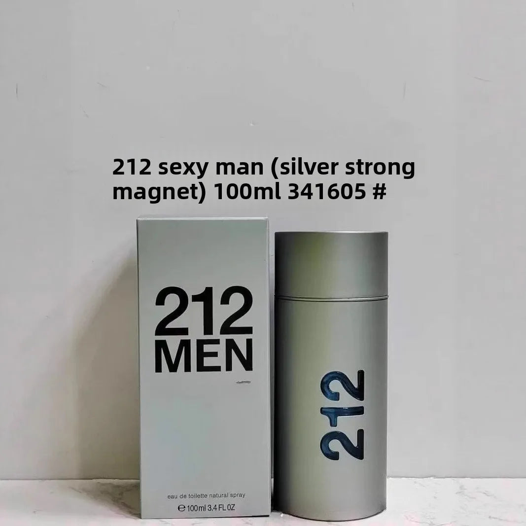 212 Grey Bottle Men's Perfume 100ml, Alluring Long-Lasting Scent for Dating Night, Gift