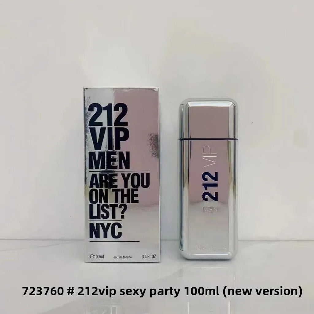 212 Grey Bottle Men's Perfume 100ml, Alluring Long-Lasting Scent for Dating Night, Gift