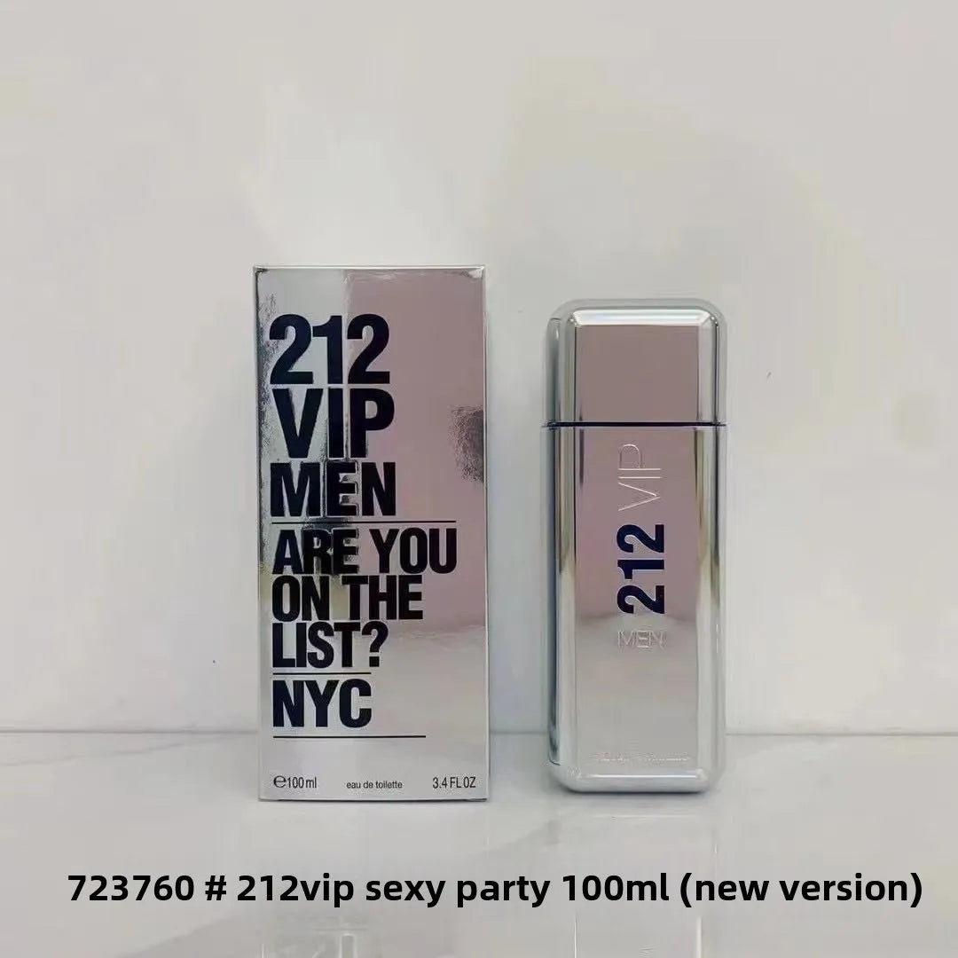 212 Grey Bottle Men's Perfume 100ml, Alluring Long-Lasting Scent for Dating Night, Gift