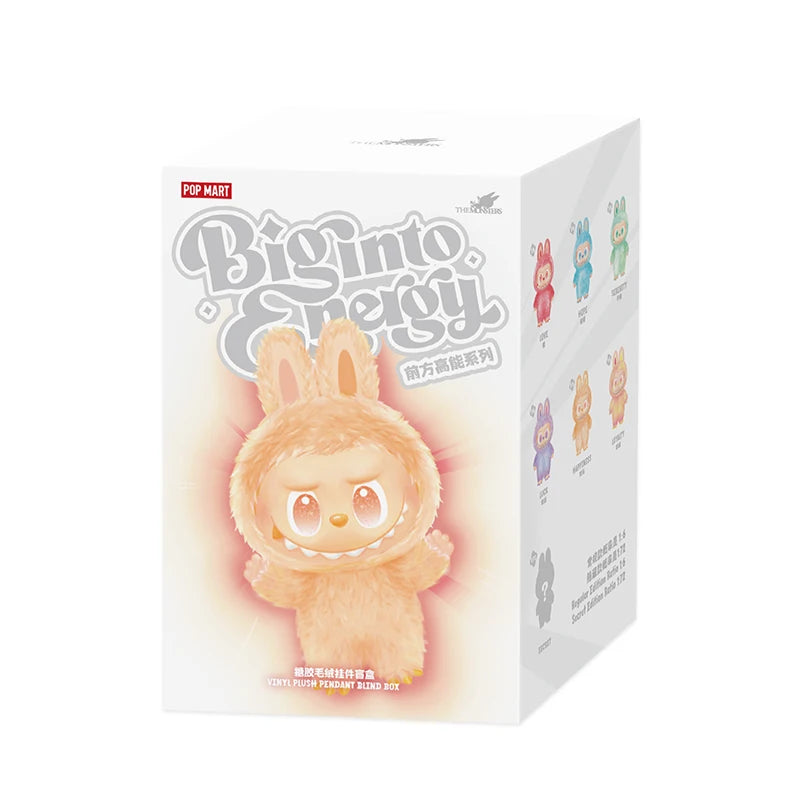 POP MART THE MONSTERS Big into Energy Series-Vinyl Plush Pendant Blind Box 1PC/6PCS Mystery Box Limited to 2pcs/2sets per order