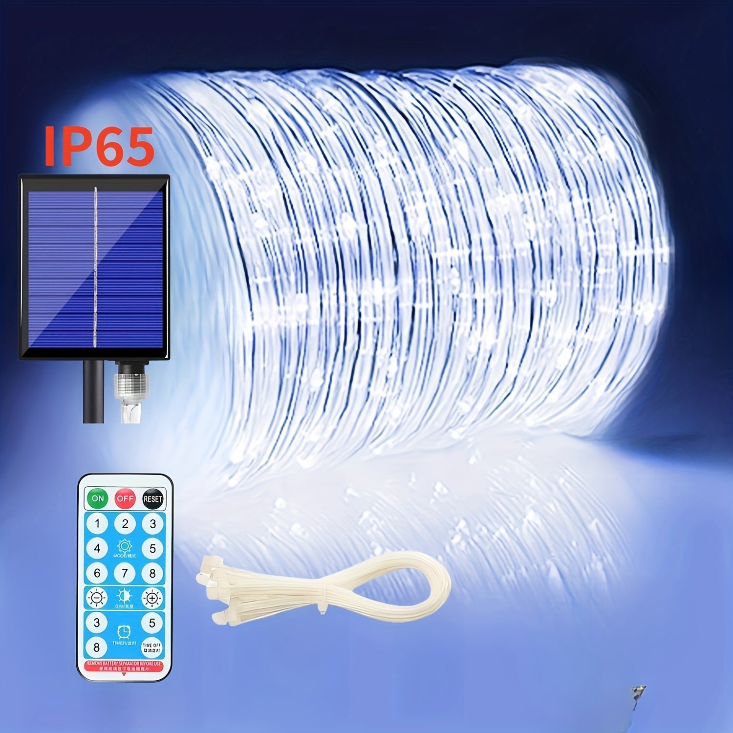 30m 300 Lights Ultra-Long Tube 2024 New Product – Remote Control Solar High Brightness – Tube Light Holiday Decoration Light, Outdoor Lighting, Solar-Powered Lighting, Decorative Lights, Solar Rope Lights, Solar String Li