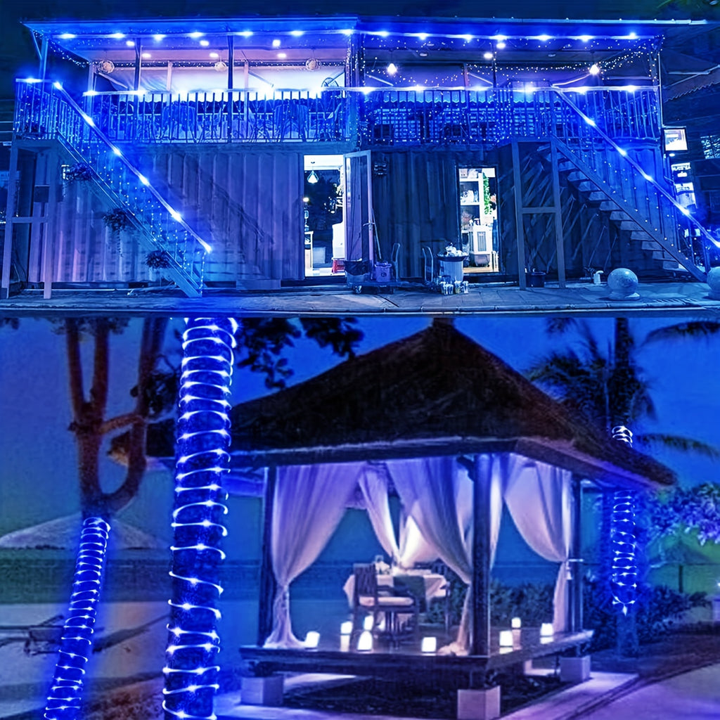 30m 300 Lights Ultra-Long Tube 2024 New Product – Remote Control Solar High Brightness – Tube Light Holiday Decoration Light, Outdoor Lighting, Solar-Powered Lighting, Decorative Lights, Solar Rope Lights, Solar String Li